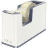 LEITZ Klebebandabroller WOW 19mmx33m 53641001 weiss/grau