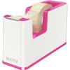 LEITZ Klebebandabroller WOW 19mmx33m 53641023 weiss/pink