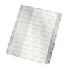 LEITZ Register PP A4 12820000 grau 1-12
