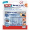TESA Powerstrips Deco XL 588130000 transparent 2 Haken