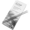 GOP Drahtkamm-Bindeelemente 3:1 A4 020463 11mm schwarz 20 Stück