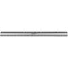 WESTCOTT Aluminium Lineal 50cm E-1019300 cm/inch Scala