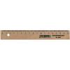 DUX Holzlineal 17cm 9061 unlackiert