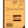 FAVORIT Quittungen A6 8094 OK rot/weiss,D/F/I,durchschreib.