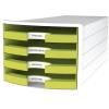 HAN Schubladenbox IMPULS A4/C4 1013-50 lemon 4 Schubladen