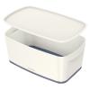 LEITZ MyBox Klein, mit Deckel 5lt 52291001 weiss/grau