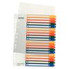LEITZ Register PC-beschriftbar A4+ 12960000 1-20 multicolor