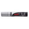 UNI-BALL Chalk Marker 15mm PWE17K SILVE silber, Keilspitze