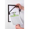 DURABLE Duraframe Note A4 499301 selbstklebend, schwarz
