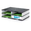STYRO Ablagesystem styrodoc duo 268-0202.09 schwarz/weiss 4 Fächer