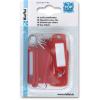 RIEFFEL SWITZERLAND Schlüssel-Anhänger 8034 SB/10 ROT rot 10 Stück