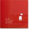 SIGEL Glas-Magnetboard GL202 rot 1000x1000x15mm