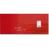 SIGEL Glas-Magnetboard GL242 rot 1300x550x15mm