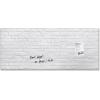 SIGEL Glas-Magnetboard GL244 White-Klinker 1300x550x15mm