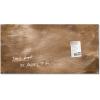 SIGEL Glas-Magnetboard GL267 bronze 910x460x15mm