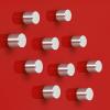 SIGEL Superdym-Magnete 10mm BA701 stark silber, 10 Stück