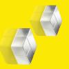 SIGEL Superdym-Magnete 20x10x20mm BA704 extra stark silber, 2 Stück