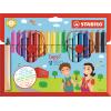 STABILO Cappi Fasermaler 1mm 168/184 Etui 18 Stück