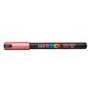 UNI-BALL Fineliner Posca 0.7mm PC1MR MET.RO Metallic rot