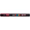 UNI-BALL Posca Marker 0,9-1,3mm PC3M RED WIN bordeaux, Rundspitze