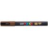 UNI-BALL Posca Marker 0,9-1,3mm PC-3M BROWN braun, Rundspitze