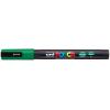 UNI-BALL Posca Marker 0,9-1,3mm PC-3M GREEN grün, Rundspitze