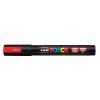 UNI-BALL Posca Marker 1,8-2,5mm PC-5M F.RED fluo rot, Rundspitze