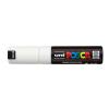 POSCA Marker 8mm PC-8K WHITE weiss, Keilspitze