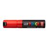UNI-BALL Posca Marker 8mm PC-8K RED rot, Keilspitze