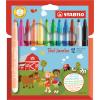 STABILO Fasermaler Trio Jumbo 3mm 380/12 12 Stück