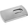 SIGEL Visitenkarten-Etui Snap VZ120 Edelstahl,12 ST.silber