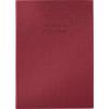 SIGEL Speisekartemappe,Gummib. A4 SM112 2Doppel-H.240x340x12, rot