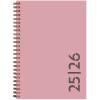 SIMPLEX Schüleragenda Colors 25/26 40133S7.26 1W/2S 17M h.rosa ML 12x16.5cm