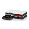 STYRO Styrodoc duo Set 268-0202.989 schwarz/grau 4 Fächer