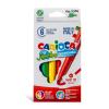 CARIOCA Fasermaler Jumbo Box 6mm 40568 6 Stück