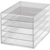 MAUL Schubladenbox Acryl A4 1950605 5 Fächer