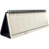 CONCEPTUM Tischkalender 2026 C2680 1W/2S schwarz 30x14.3cm