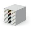 DURABLE Box VARICOLOR Mix 10 A4-C4 763027 farbig 10 Fächer