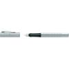 FABER-CASTELL Füller Grip 2011 F 140906 silber