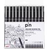 UNI-BALL Fineliner Pin PIN-200(S) Black 12P schwarz 12 Stück
