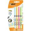 BIC Textmarker Pastel 1.6-3.3mm 964859 4 Farben
