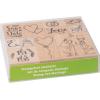 HEYDA Stempel-Set Hochzeit 12x10x3cm 204888679 braun 11-teilig