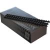 GOP Plastikbinderücken 020736 12mm, schwarz 100 Stück
