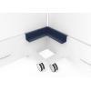 MAGNETOPLAN Eckablageschale Infinity Wall 114665013 kobaltblau