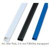 FELLOWES Klemmschiene A4 5383401 transparent 3-6mm, 50 Stück