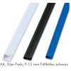 FELLOWES Klemmschiene A4 5384001 schwarz 9-12mm, 50 Stück