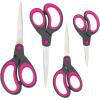 RAPESCO Schere Soft-Grip 1575 4 Stück pink