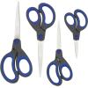 RAPESCO Schere Soft-Grip 1578 4 Stück schwarz/blau