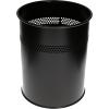 DURABLE Papierkorb perforiert 330001 schwarz