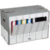NIPS Ordner-Archivbox 852505124 505x318x335mm, grau/weiss